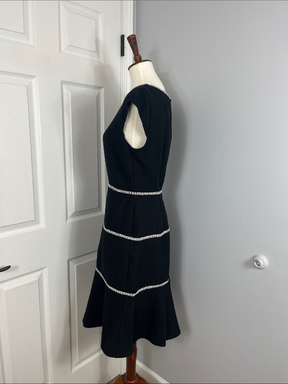Ann Taylor Tweed Fit & Flare Dress - Picture 5 of 11